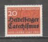 Germania.1963 400 ani catehismul in Heidelberg MG.173, Nestampilat