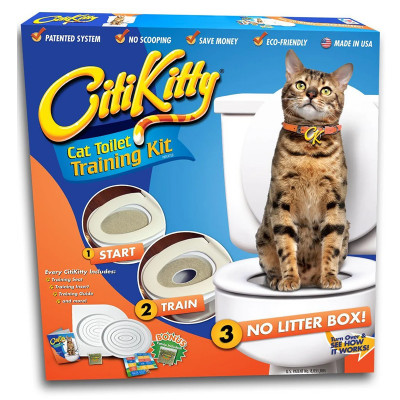 Kit pentru educarea pisicilor la toaleta Citi Kitty foto