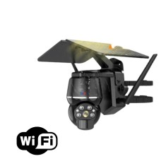 Camera Supraveghere cu Panou Solar WIFI, Rezolutie 5MP, Rezistenta la Apa, Control din Aplicatie