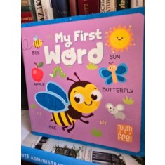 My first word - Touch and feel (Primele mele cuvinte. Atinge si simte texturile - carte in limba engleza)