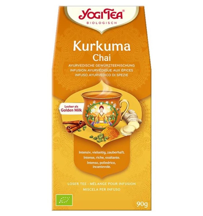 Ceai Curcuma Chai Bio 90 grame Yogi Tea