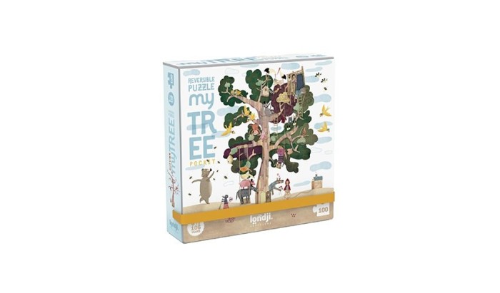 Micro Puzzle Londji 100 piese - Copacul anotimpurilor