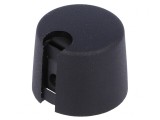 Buton rotativ cu indicator plastic 6,35mm 20x16mm