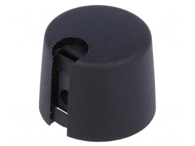 Buton rotativ cu indicator plastic 6,35mm 20x16mm foto