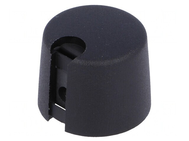 Buton rotativ cu indicator plastic 6,35mm 20x16mm