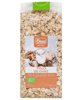 Fulgi de Ovaz Fara Gluten Eco 300 grame Obio foto