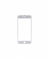 Geam sticla apple iphone 6s plus alb foto