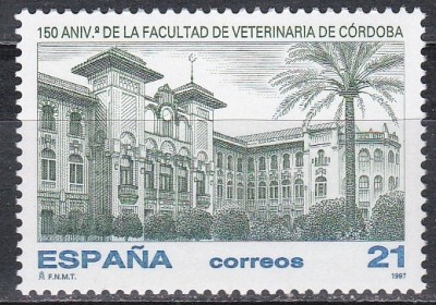 Spania 1997 - 150 de ani - Facultatea de Medicină Veterinară din Cordoba, MNH foto