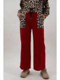 PANTALONI SPORT CU BUZUNARE ELASTIC IN TALIE DAHNA TALIE UNICA Visiniu