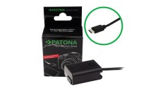 Adaptor de baterie de intrare PATONA Premium USB-C pentru Sony NP-FW50 NEX-3 NEX.3C NEX-5