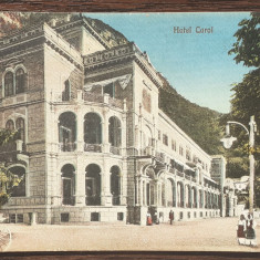 (157) CARTE POSTALA ROMANIA - BAILE HERCULANE - HOTEL CAROL