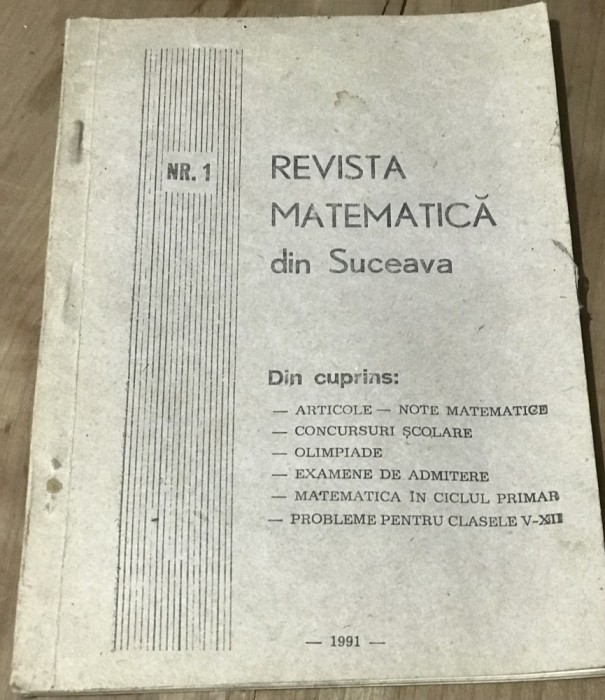 DVP1 Revista Matematica Suceava