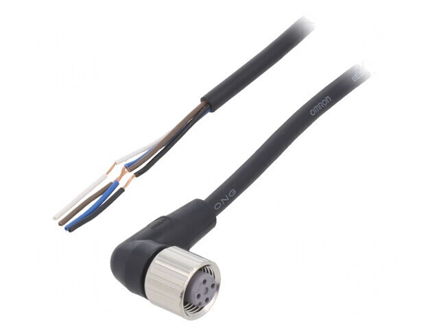 Cablu Conectare M12 4PIN Unghi 2m 4A PVC