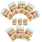 Cumpara ieftin Set carnete buzunar Soapta Stelelor Dimineata insorita 11 buc 5x8 cm 100 foi albe veline