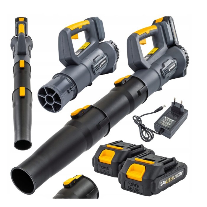 Suflanta de frunze cu acumulator, 260 km / h, Powermat