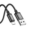 Cablu USB-A la Micro-USB Hoco X89 , 2.4A, 2m, Negru