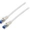 Patch cord S/FTP 6a CCA LSZH alb 5m 26AWG