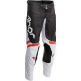 Pantaloni cross/enduro/atv Thor Pulse Cube, negru/gri/portocaliu, marime 28