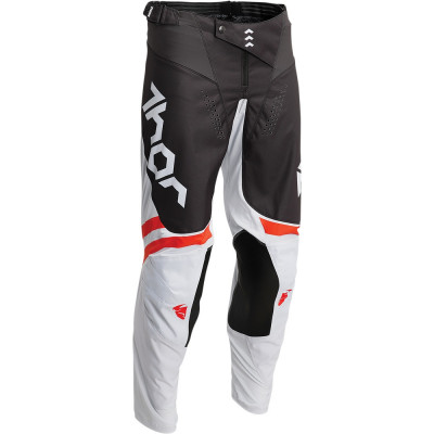 Pantaloni cross/enduro/atv Thor Pulse Cube, negru/gri/portocaliu, marime 30 foto