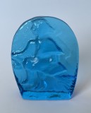 Vrăjitoare pe mătură, cristal suflat manual design Chr. Sjogren, Lindshammar (3)