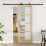 Ușa glisantă vidaXL cu set de accesorii &#039;ORKDAL&#039;73.5x198.5 cm