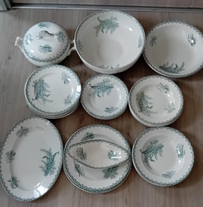 Set serviciu masa portelan francez vechi