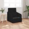 vidaXL Pat canapea Negru 65 x 80 x 83 cm Catifea 4106652