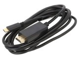Adaptor HDMI 1.4 USB 3.1 USB C 2m Negru
