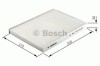 Filtru polen / aer habitaclu BMW Seria 6 (E63) (2004 - 2010) BOSCH 1 987 432 102