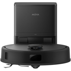 Robot aspirator si mop MOVA E20 Plus, 5000Pa, Auto-curatare, Perii anti-incurcare, Statie inteligenta, Negru