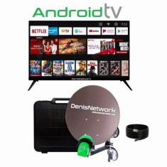 Kit TV camion, camping, rulotă &mdash; Televizor SMART 61 cm 12/24V cu slot CI+ și