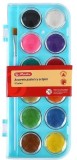 Acuarele tip pastila, pastel glitter 12 culori, Herlitz