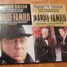 Marile familii de Maurice Druon (2 volume)
