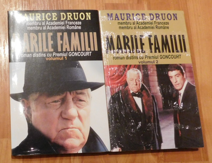 Marile familii de Maurice Druon (2 volume)