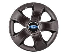 Set 4 capace roti Bis Negru R15 pentru gama auto Ford