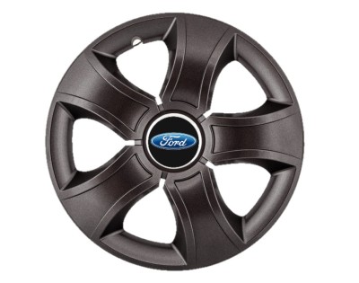 Set 4 capace roti Bis Negru R14 pentru gama auto Ford foto
