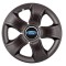 Set 4 capace roti Bis Negru R15 pentru gama auto Ford