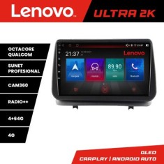 NavigatieRenault Clio 3 2005-2013 Lenovo Kit-Clio3 8 core QLED Qualcomm 4+64 360 Android Waze USB Navigatie Internet Youtube Radio CarStore Technology