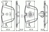 Set placute frana,frana disc BMW Seria 1 Cupe (E82) (2007 - 2013) BOSCH 0 986 494 294