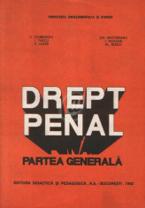 Drept penal. Partea generala (1992) foto