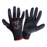 Manusa Latex Cu Poliester / Negru - 11