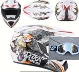 Casca Moto Atv Cross Enduro Downhill + Ochelari,marimi disponibile M-L-XL