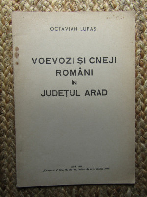 Voevozi si cneji romani in judetul Arad &amp;ndash; Octavian Lupas foto