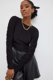 Cumpara ieftin Answear Lab bluza femei, culoarea negru, neted