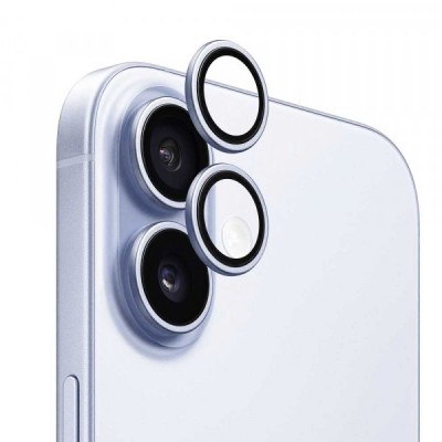 Folie de protectie Camera Spate Anank AR pentru Apple iPhone 17, Sticla Securizata, Albastra foto