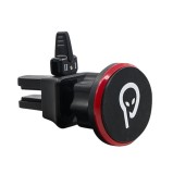 Suport Auto Magnetic Spacer SPCH-MAG-CLIPS, Fixare in Ventilatie, 4 SuperMagneti N50, Rotire 360 Grade, Negru