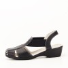 Sandale negre din piele naturala Codruta M5, 37 - 41, Negru