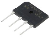 Punte Redresoare Monofazată TAIWAN SEMICONDUCTOR TS35P07G 1kV 35A 350A Plată