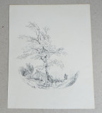Peisaj desen 1832, Peisaje, Carbune, Realism