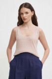 United Colors of Benetton top de in culoarea roz